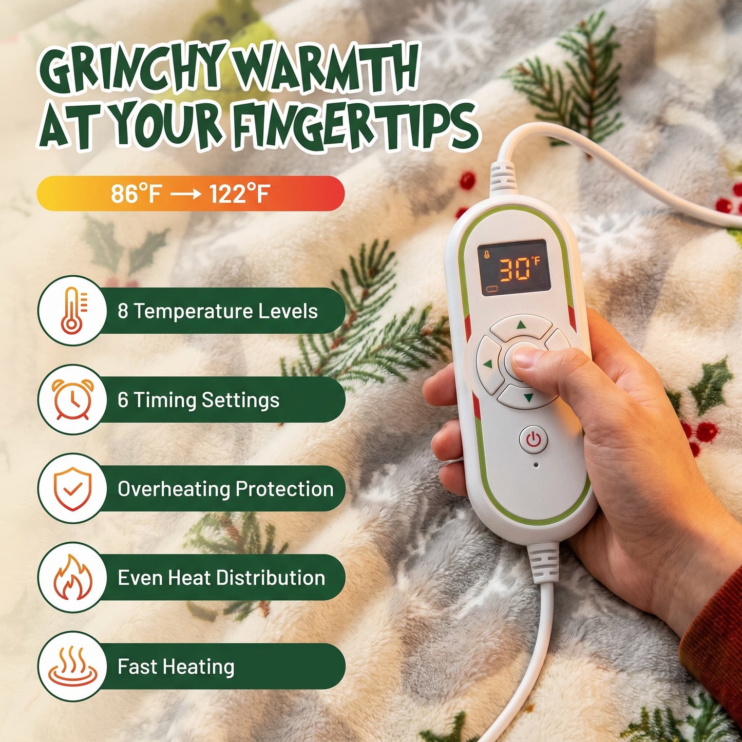 Heated Wearable Blanket