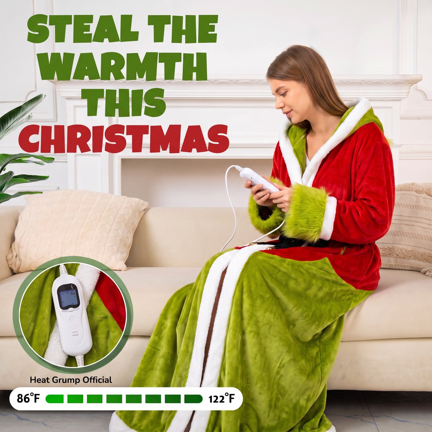 Heated Wearable Blanket