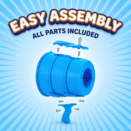 Air-Blaster easy assembly — all parts included